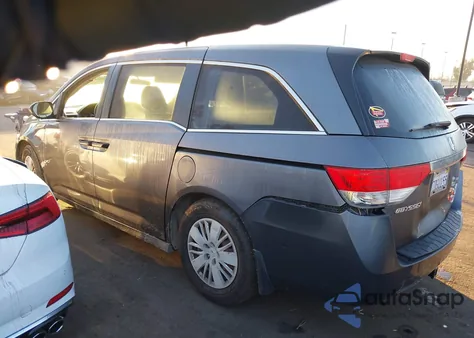 2014 Honda Odyssey Lx z USA, uszkodzony, nr VIN 5FNRL5H26EB047155